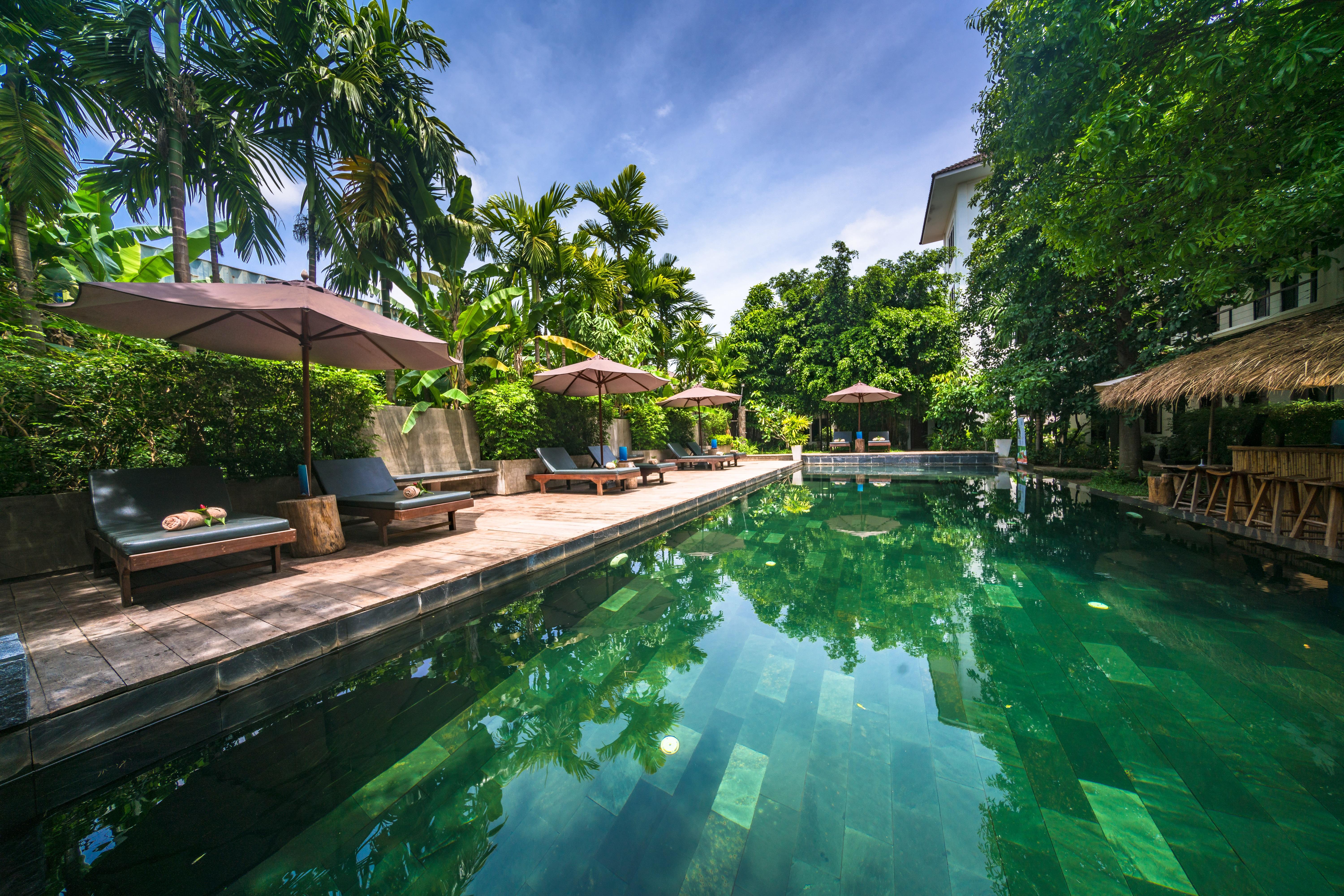 La Residence Blanc D'Angkor Сіємреап Екстер'єр фото