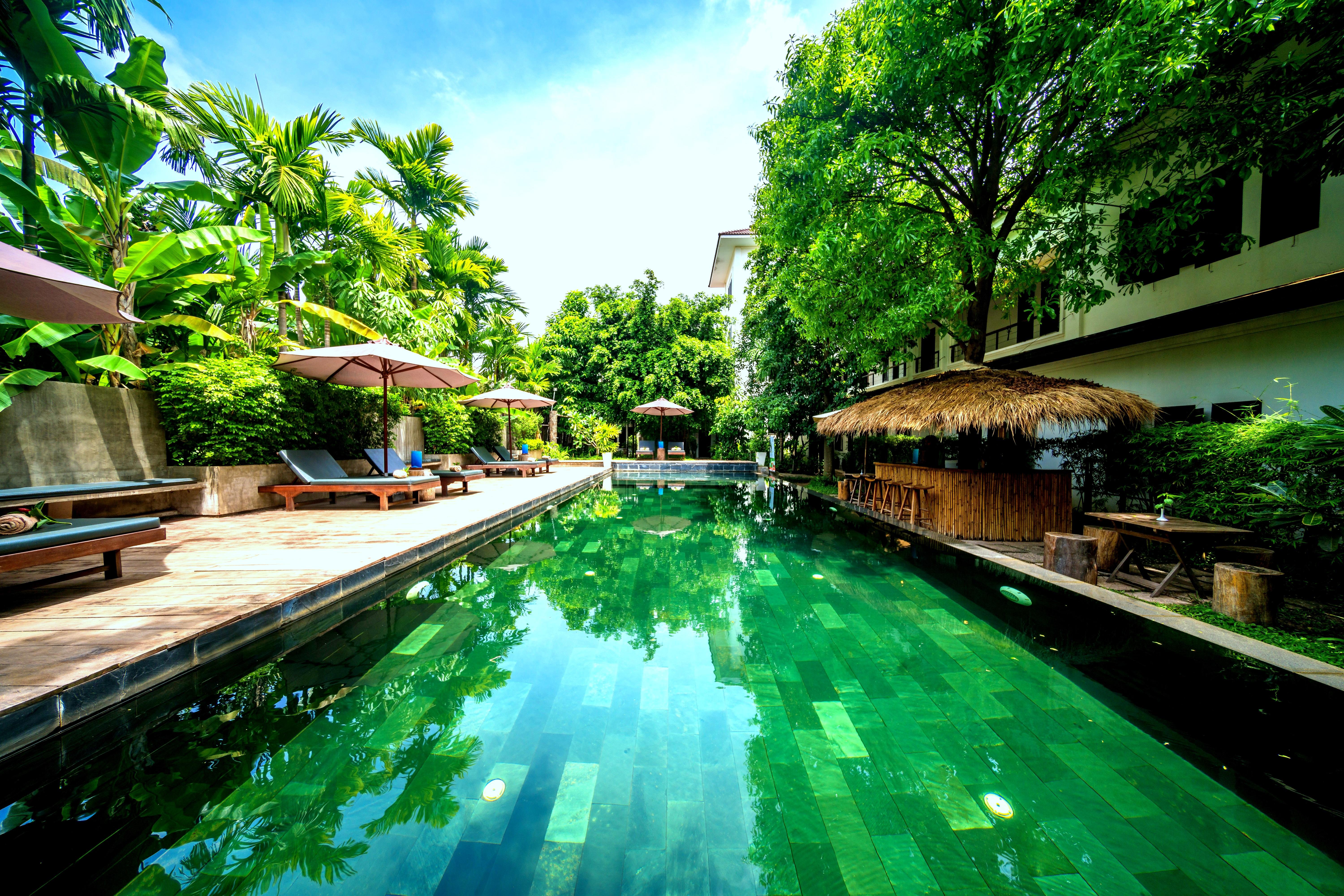 La Residence Blanc D'Angkor Сіємреап Екстер'єр фото